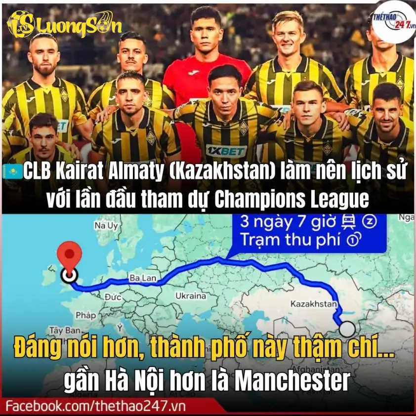 Hành trình gian nan đến sân của Kairat Almaty Hành trình gian nan đến sân của Kairat Almaty