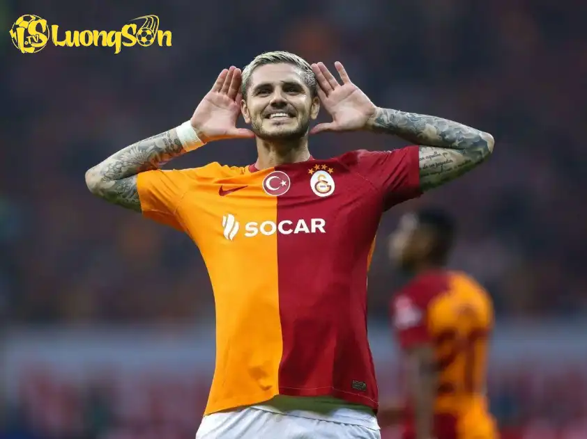 Icardi đang lĩnh xướng hàng công của Galatasaray Icardi đang lĩnh xướng hàng công của Galatasaray